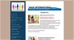 Desktop Screenshot of hausinternational.de